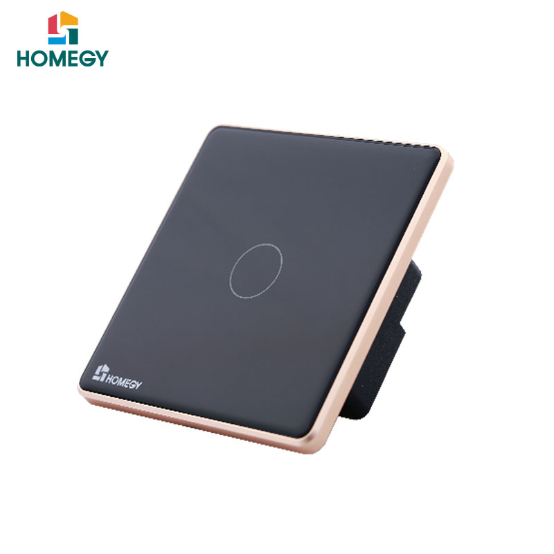 HGY-BLE-PNL1 Công tắc thông minh BLE 1 nút NL kính phẳng