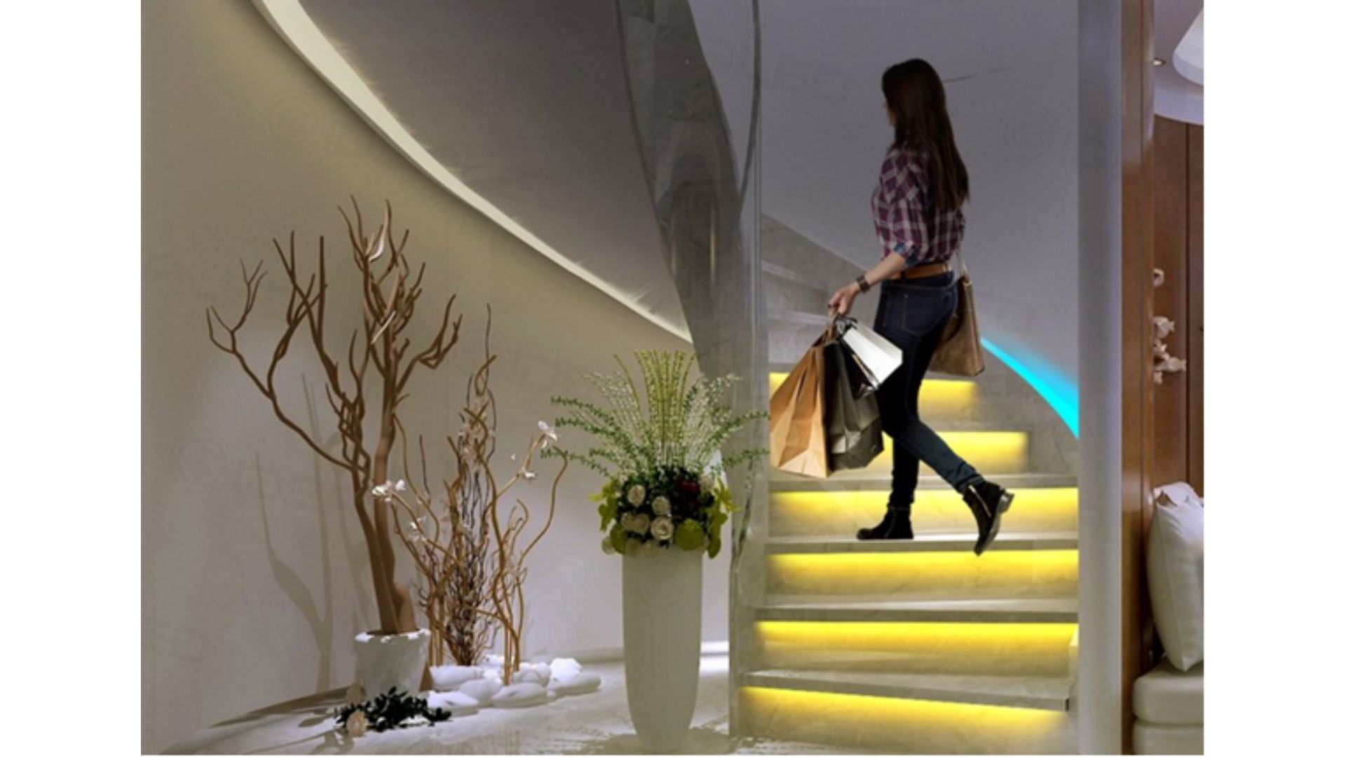 Giải pháp Mạch Đèn Led cầu thang thông minh