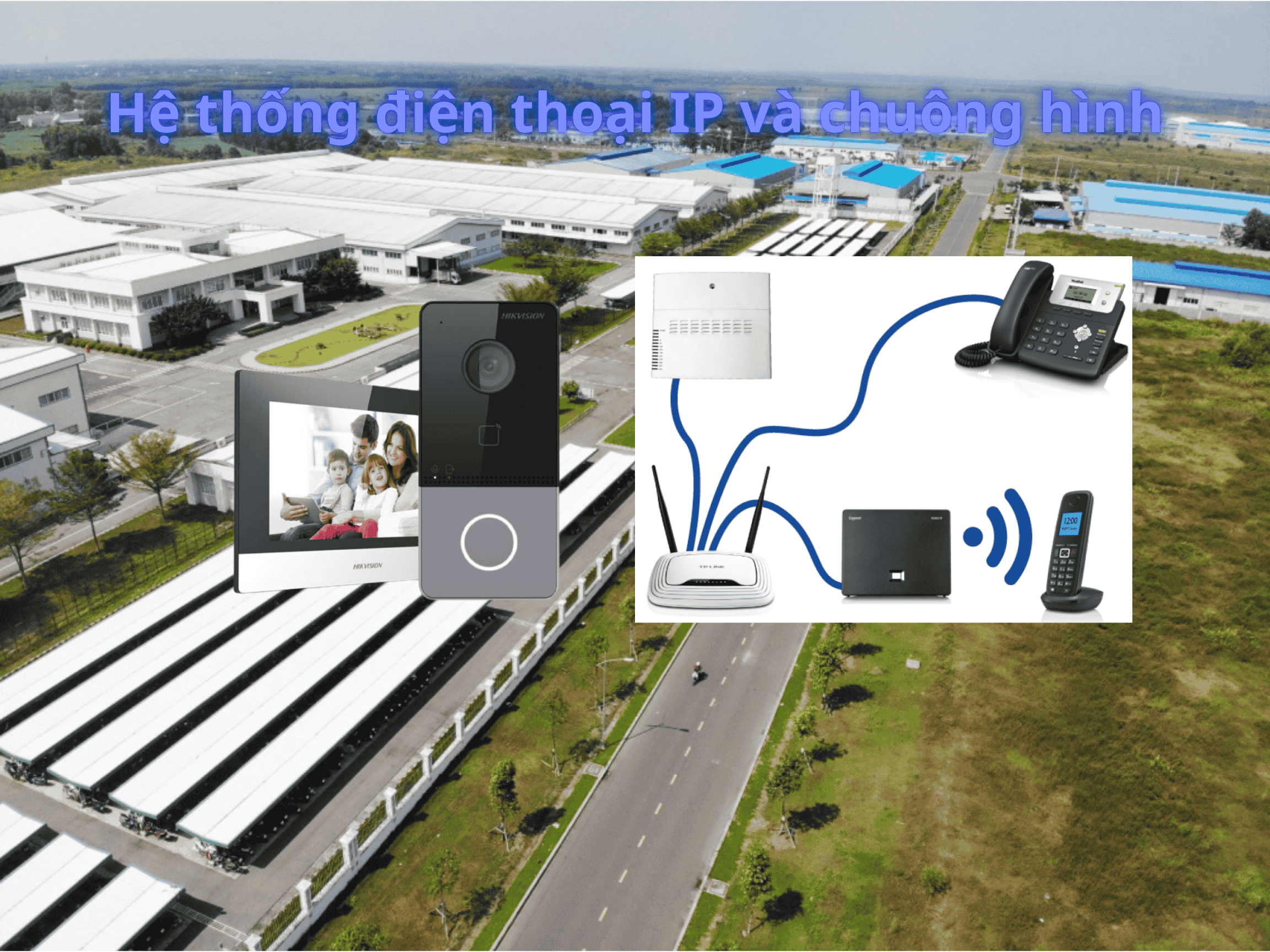 Hệ thống điện thoại IP và chuông hình