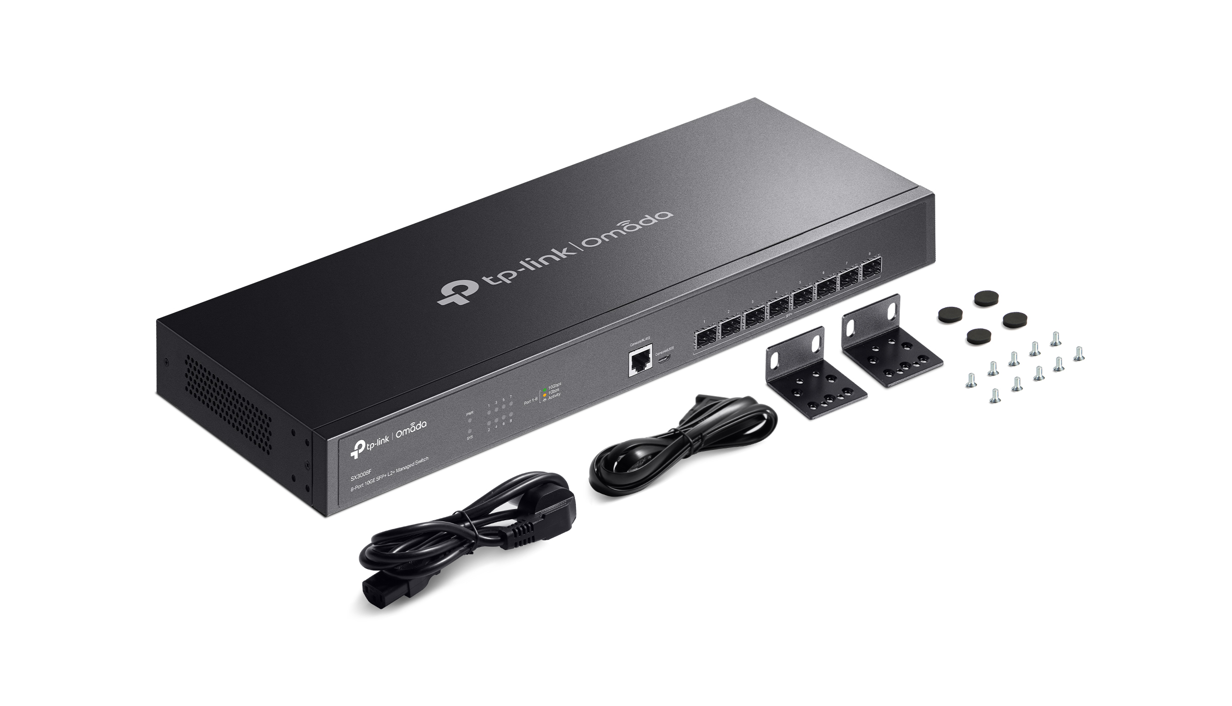 TL-SX3008F - Omada Switch Quản Lý L2+ 8 Cổng 10GE SFP+