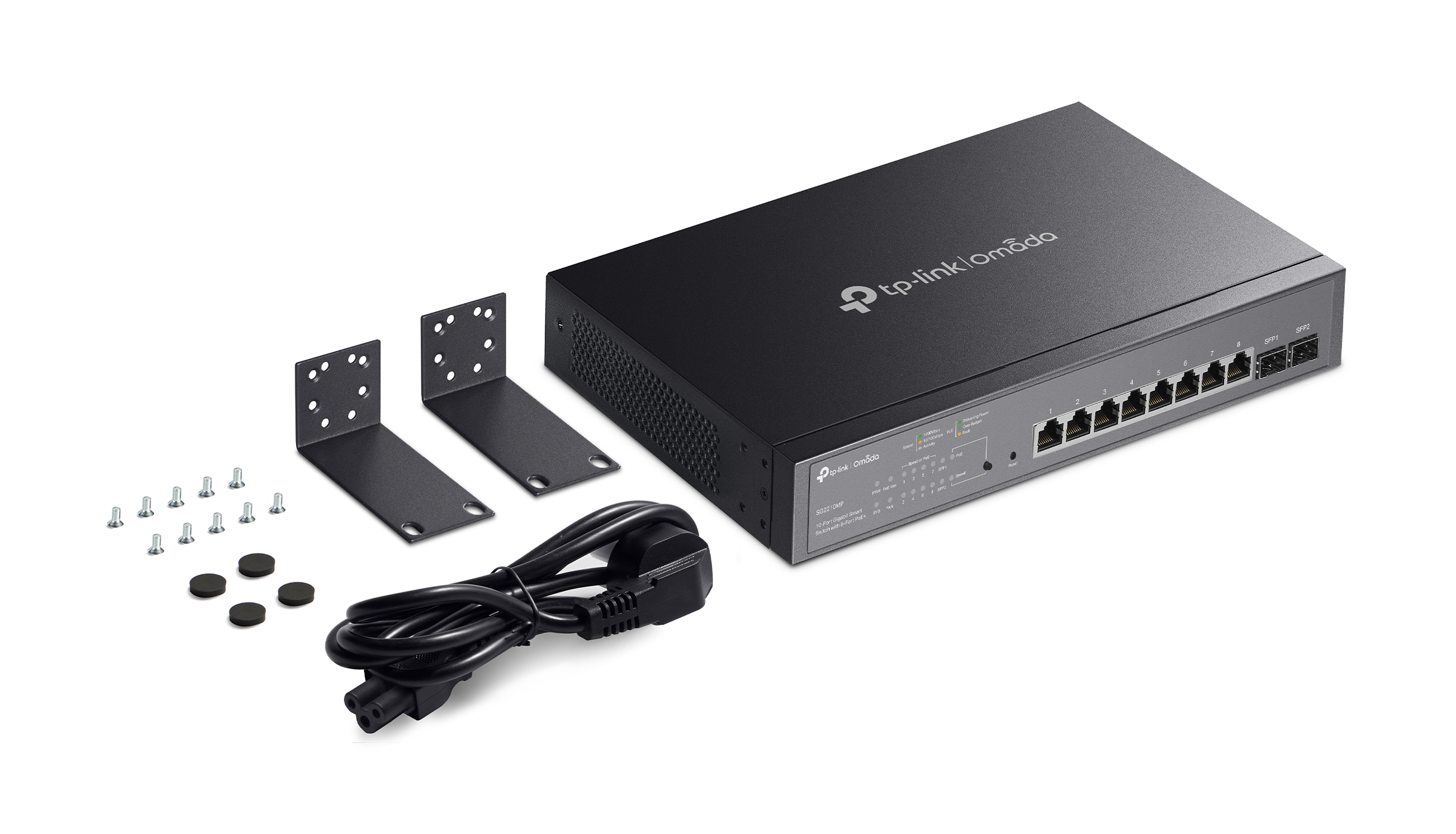 TL-SG2210MP - Omada: Switch Thông Minh 10 Cổng Gigabit Với 8 Cổng PoE+