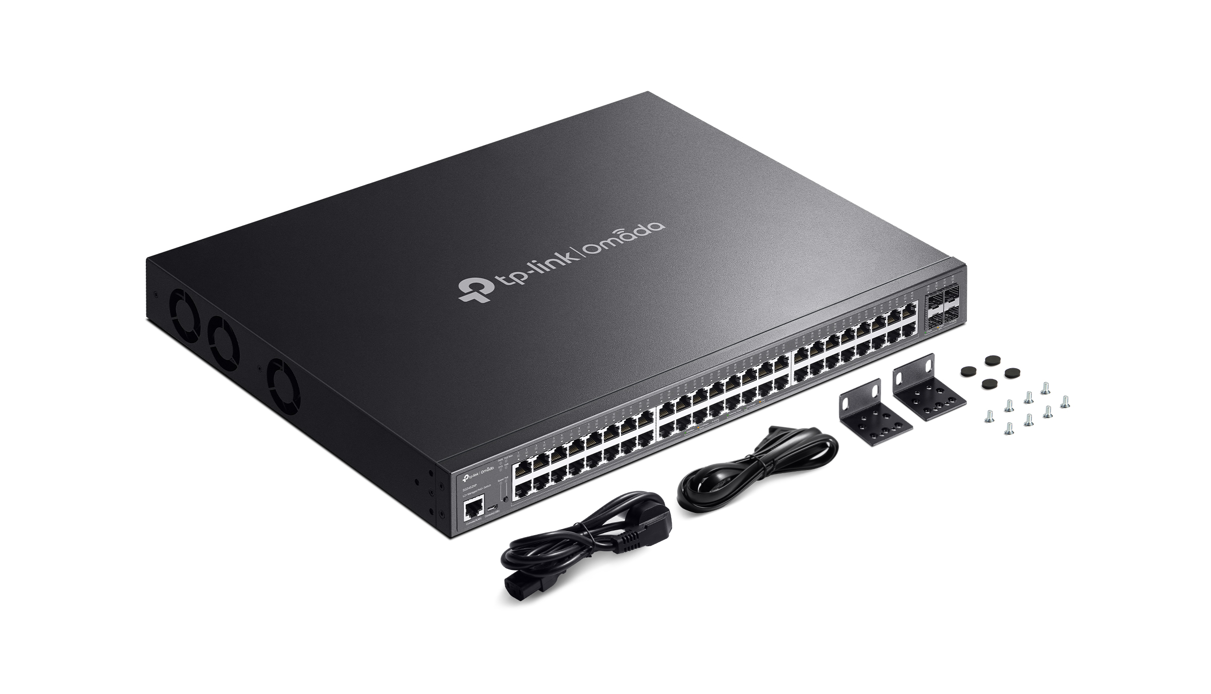  TL-SG3452XP - Omada Switch Quản Lý L2+ 48 Cổng Gigabit và 4 Cổng 10GE SFP+ với 48 Cổng PoE+