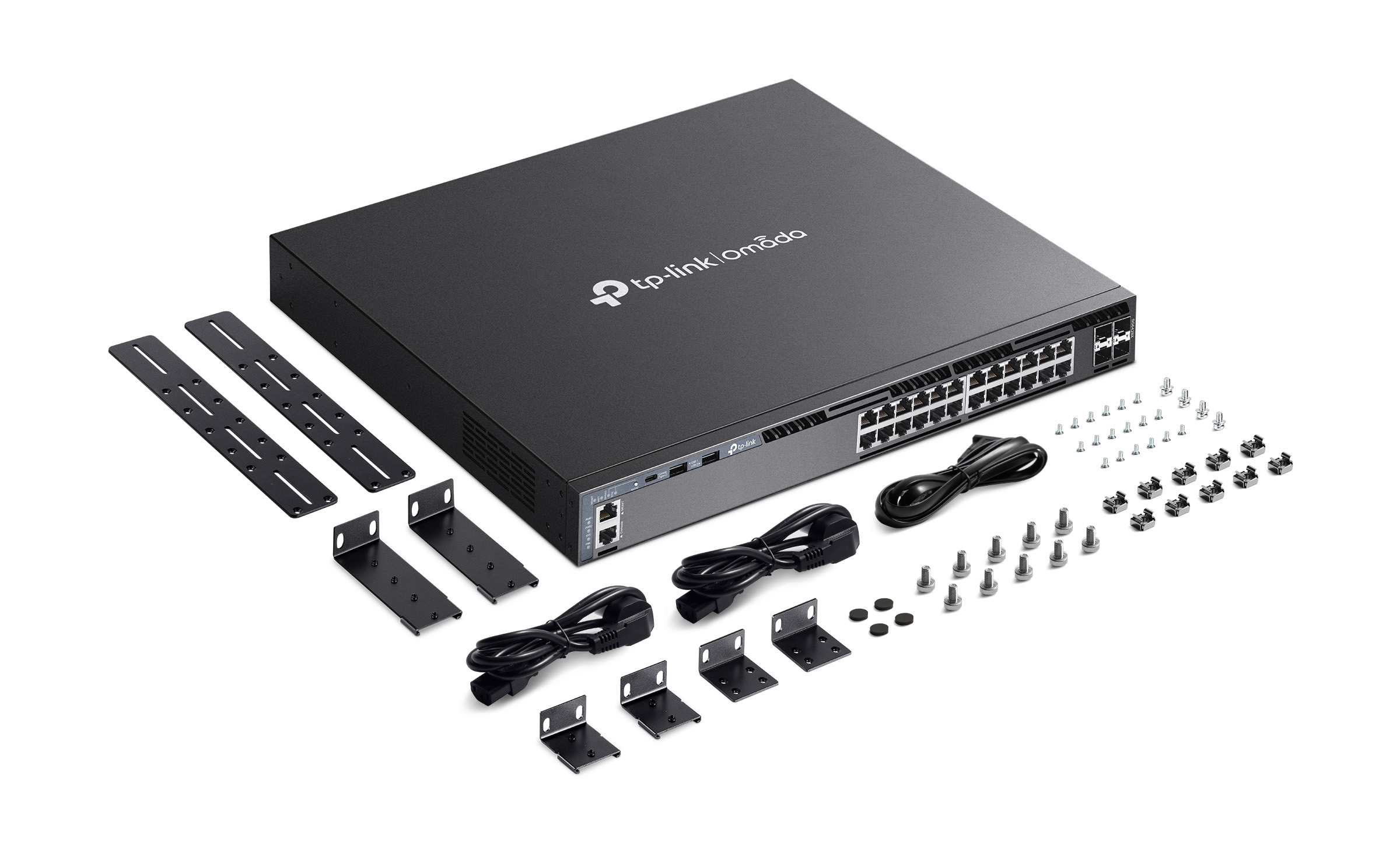 SG6428X - Omada Switch L3 Quản Lý 24 Cổng Gigabit với 4 Khe Cắm 10G