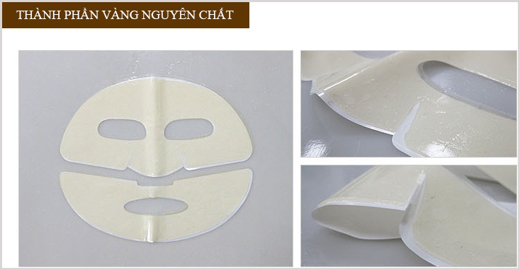 Mỹ phẩm Queenie mặt nạ vàng tinh khiết, nâng cơ, trẻ hóa làn da Queenie