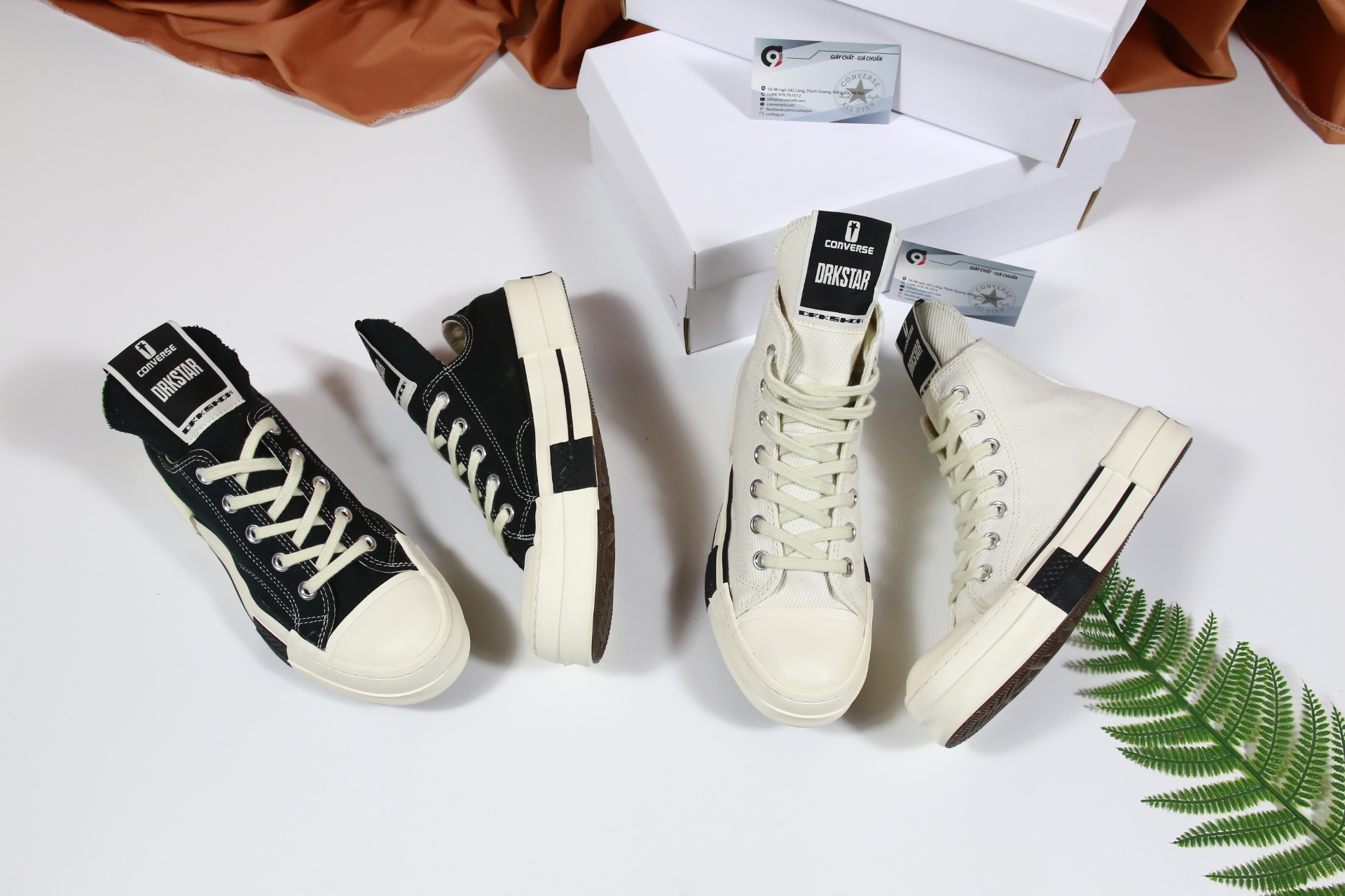 Converse x DRKSHDW DRKSTAR (Converse Rick Owen)