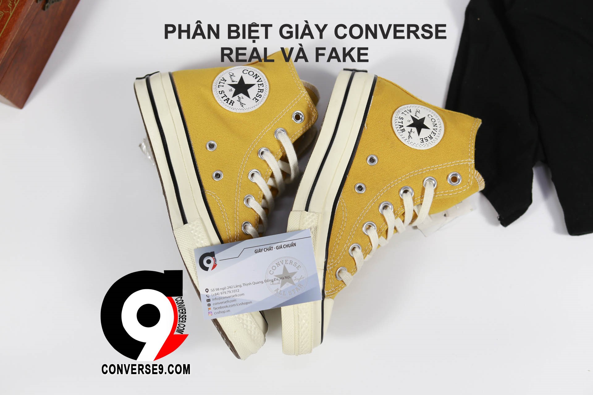 +17 Cách phân biệt giày Converse 1970s chính hãng và fake