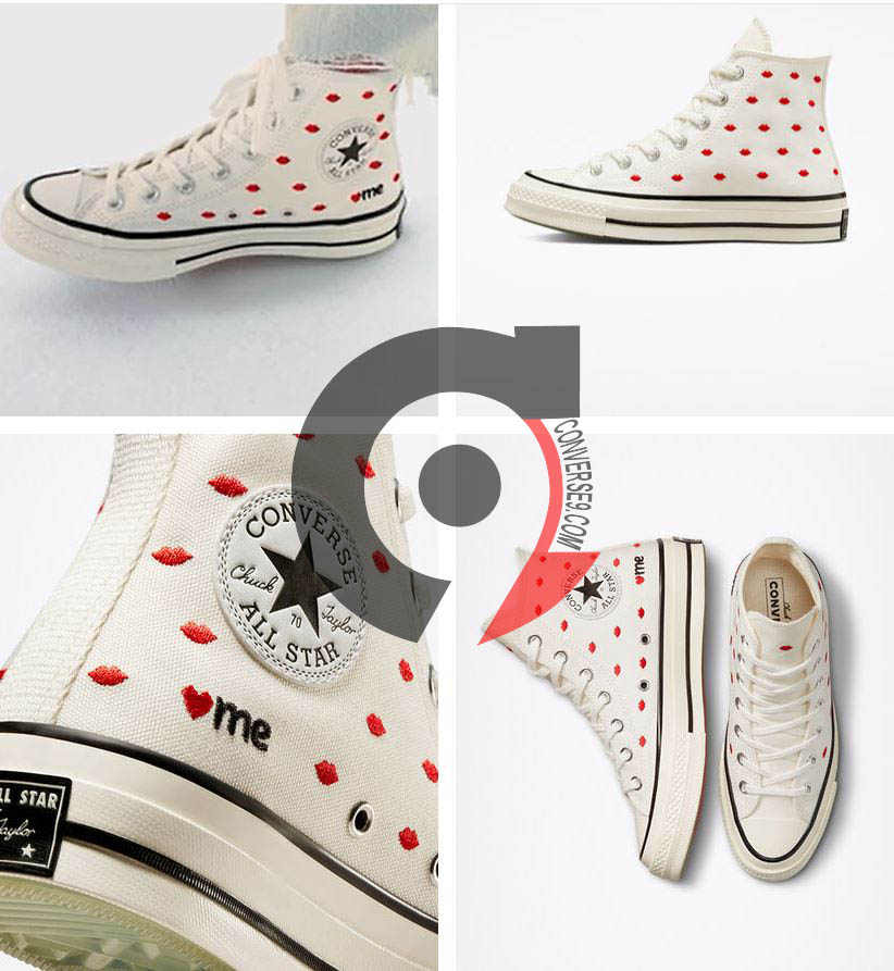 Converse Chuck 70 Embroidered Lips giá gốc