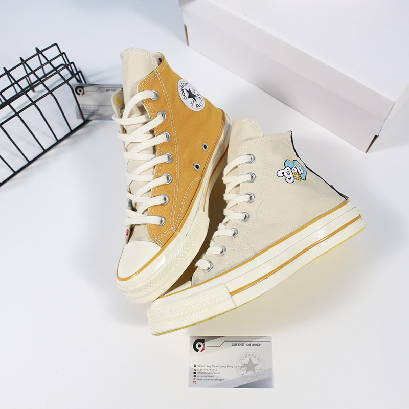 Converse Golf 1970s cao cổ vải nhiều màu sắc