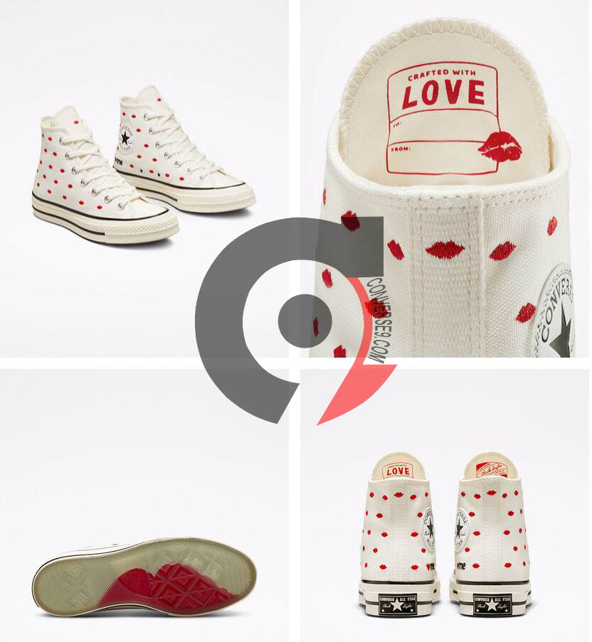 Chuck 70 Embroidered Lips