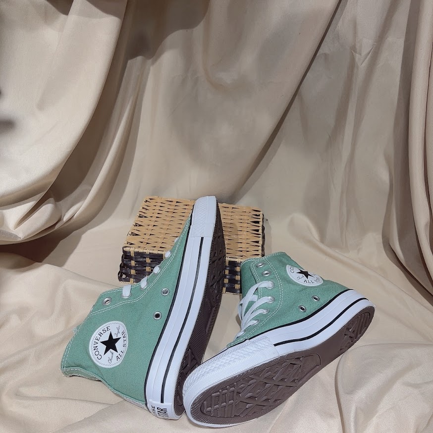 Converse classic cao cổ vải xanh CCVX073