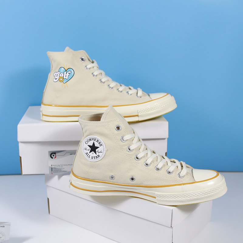 Converse 1970s Golf cao cổ vải vàng CCVV040