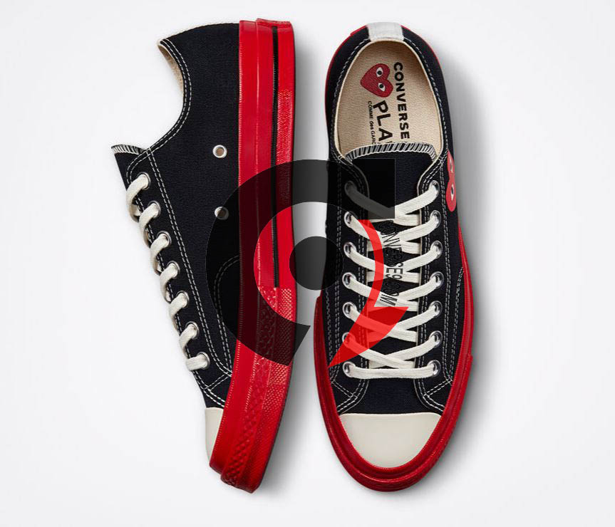 Converse 1970s CDG Converse x Comme des Garçons PLAY Chuck 70 chinh hang