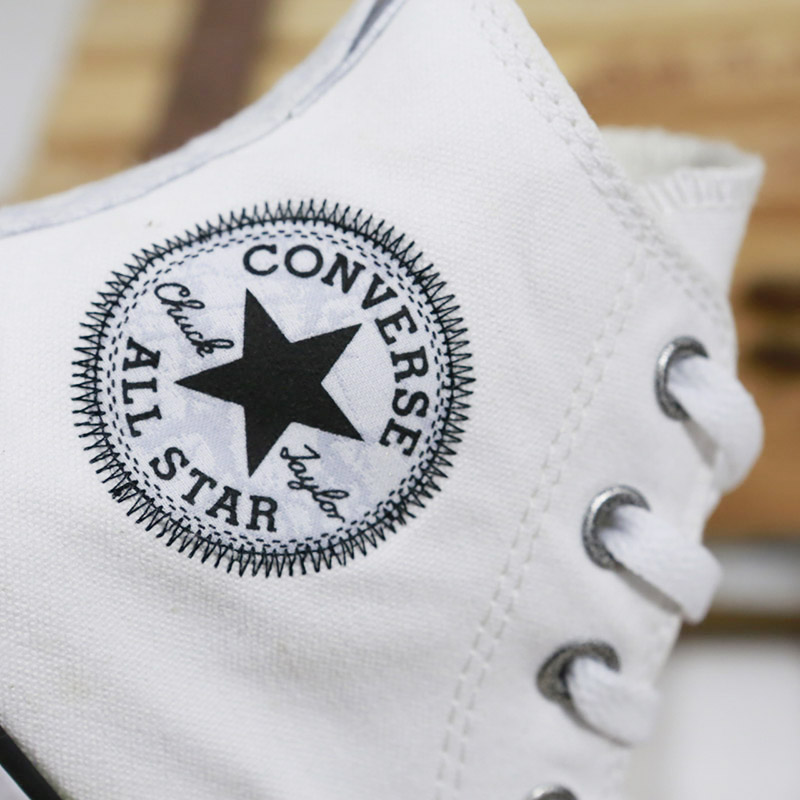 Converse classic cao cổ vải trắng CCVT085
