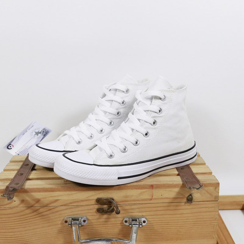 Converse classic cao cổ vải trắng CCVT085