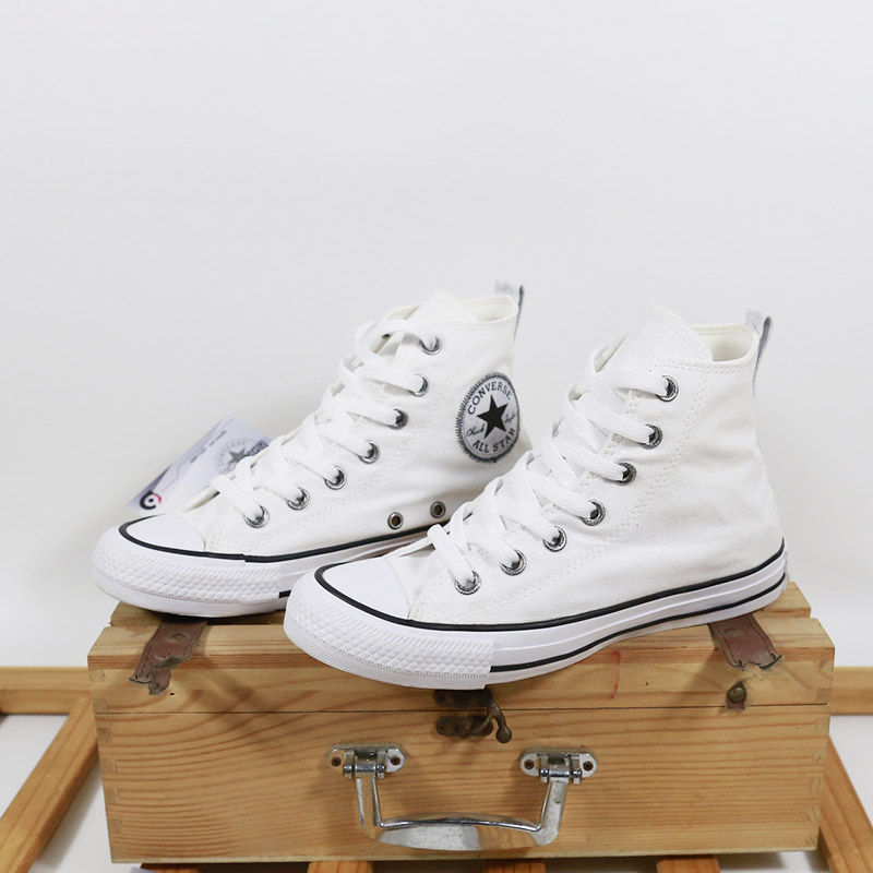 Converse classic cao cổ vải trắng CCVT085