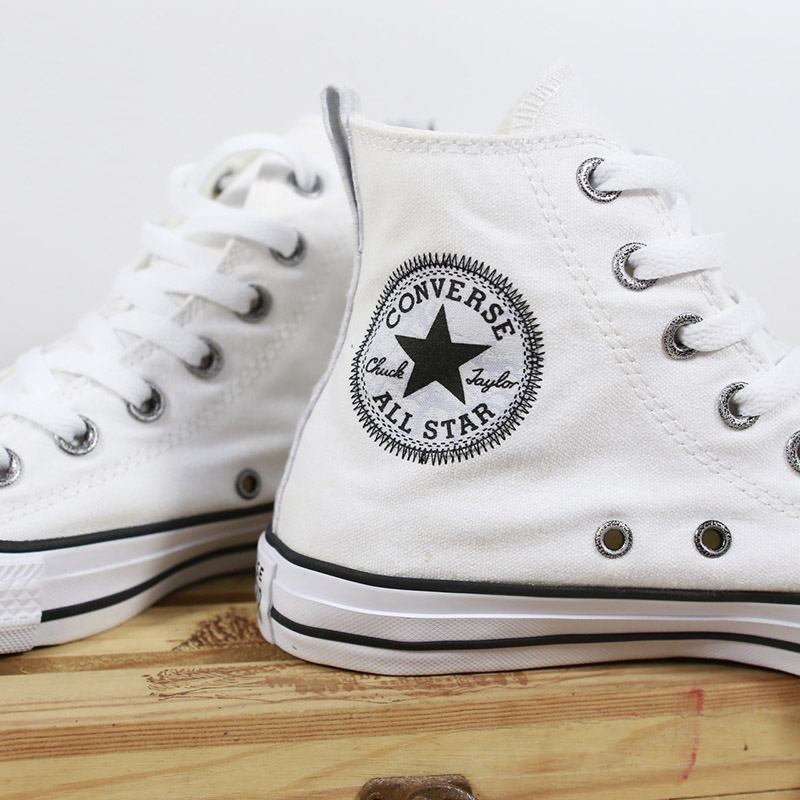 Converse classic cao cổ vải trắng CCVT085