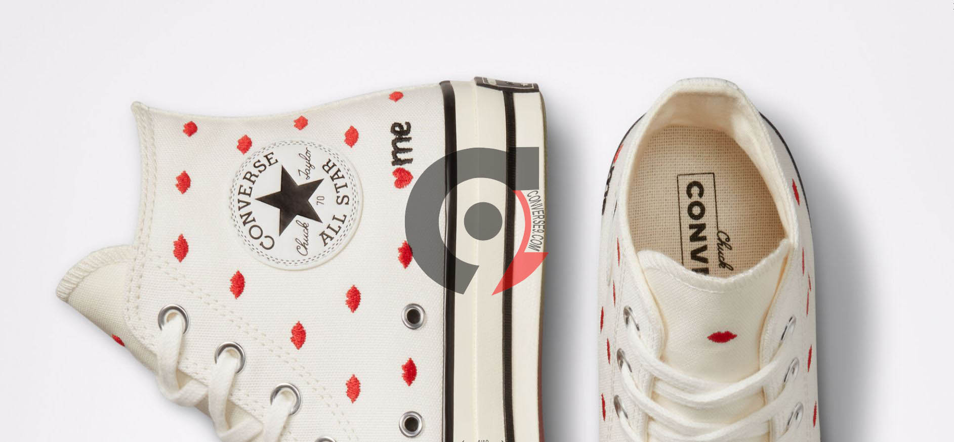 Converse Chuck 70 Embroidered Lips