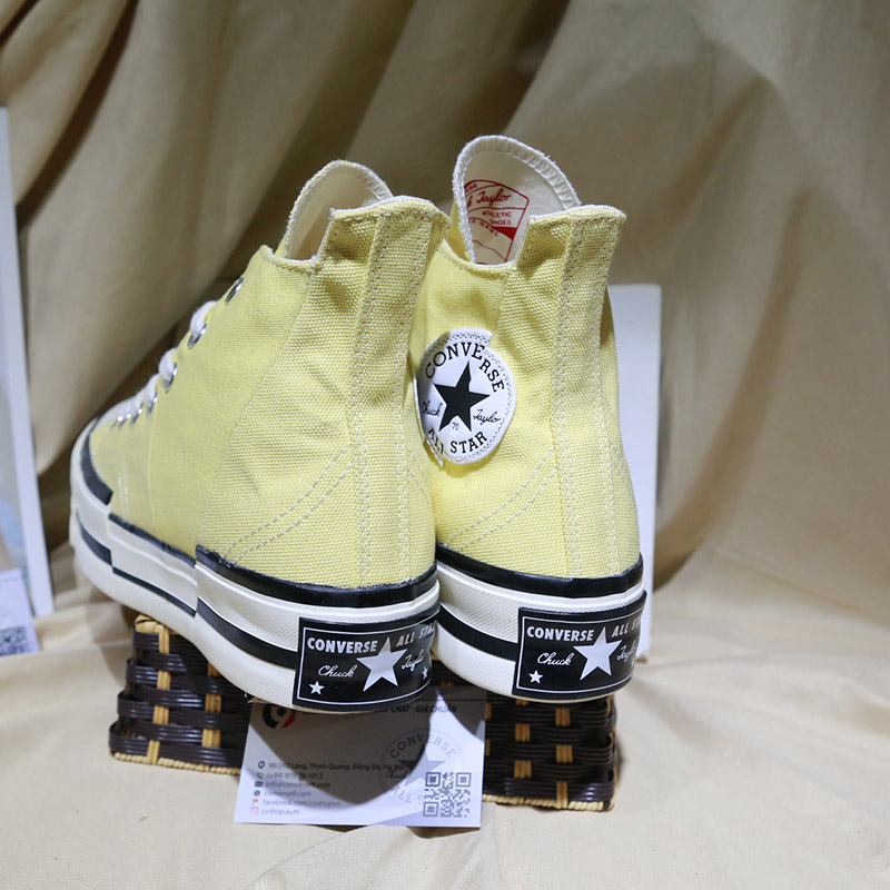 Converse Chuck 70 plus 1970s cao cổ vải vàng CCVV042