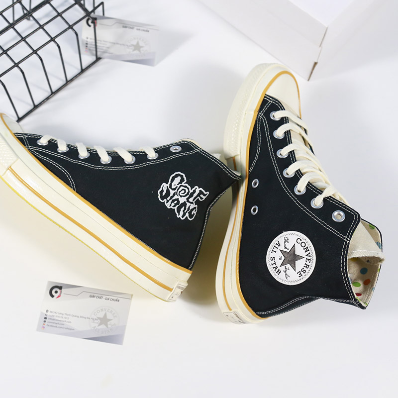 Converse x Golf Wang 1970s cao cổ vải đen CCVD082