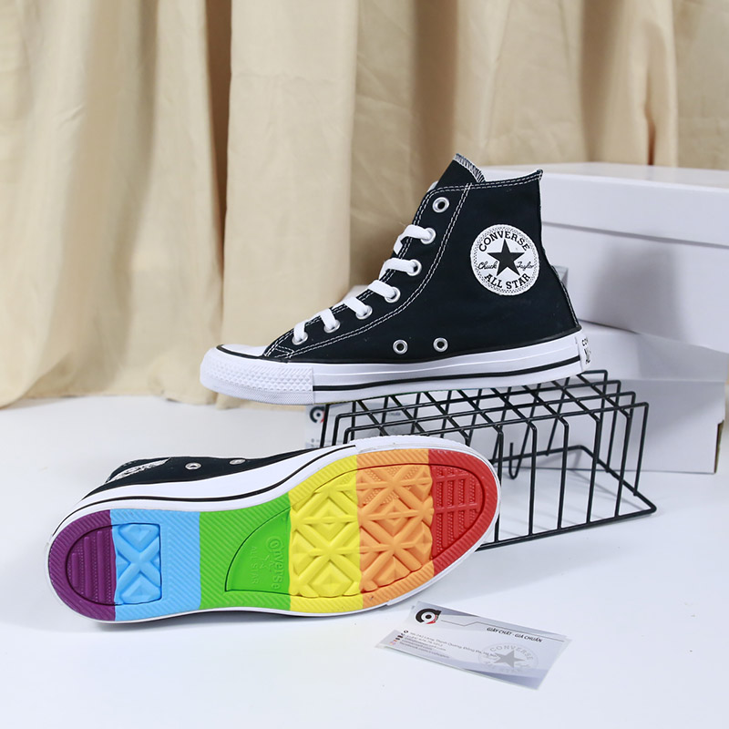 Converse Custom Pride By You cao cổ vải đen CCVD081 Converse Custom Pride By You cao cổ vải đen CCVD081