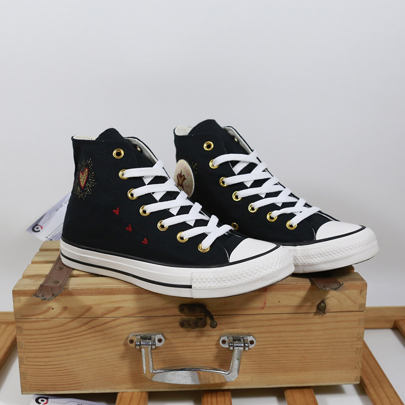 Converse cao cổ vải đen CCVD089