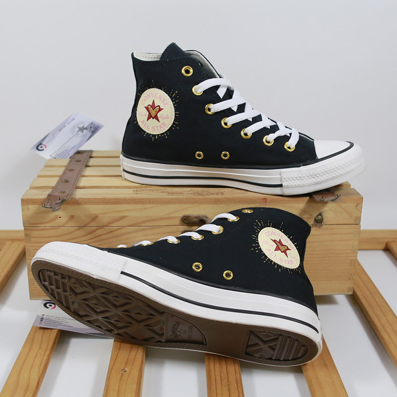 Converse cao cổ vải đen CCVD089