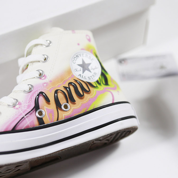 Converse cao cổ vải họa tiết