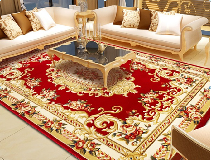 Lựa chọn thảm trải sàn cho phòng khách tân cổ điển
