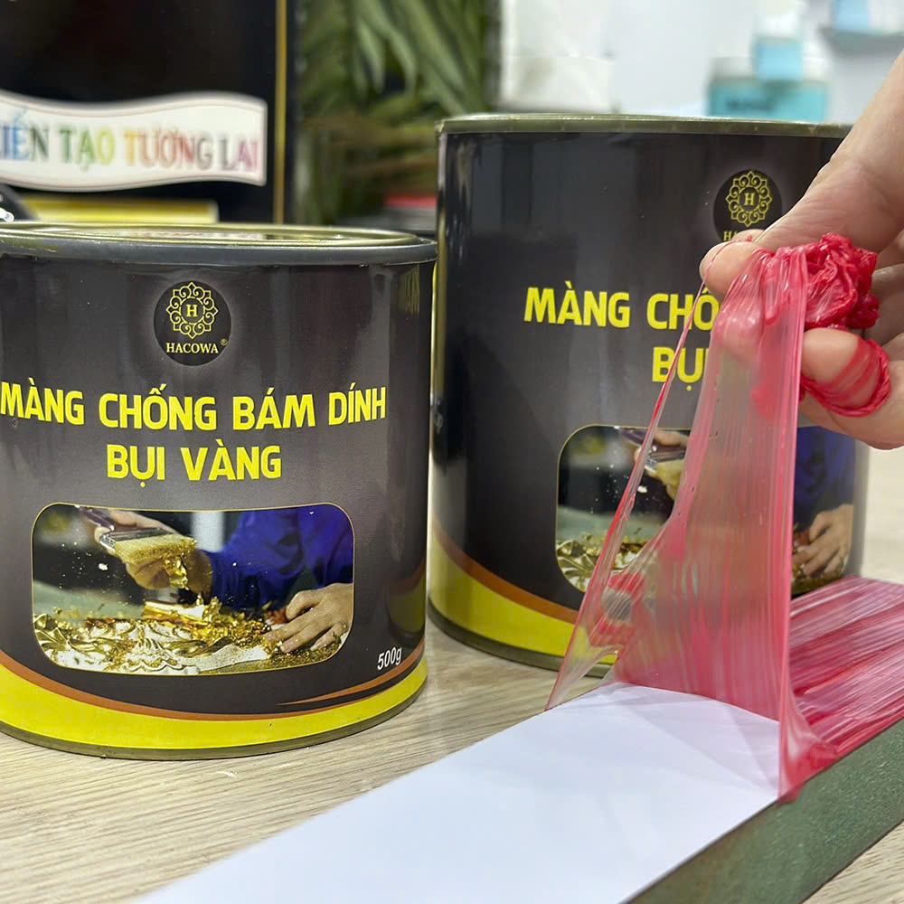 [Rẻ vô địch] [Chính hãng] [Có sẵn] 500g màng chống bám bụi vàng, cách xử lý bề mặt vàng chỉ trong 1 nốt nhạc