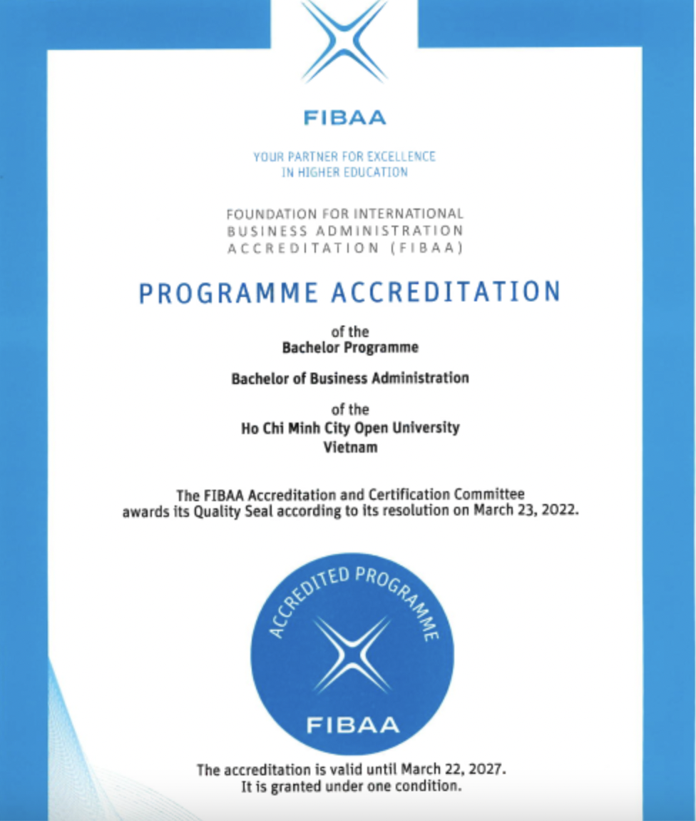 FIBBA BA AND MASTER TRAINING PROGRAM GET INTERNATIONAL ACKNOWLEDGMENT