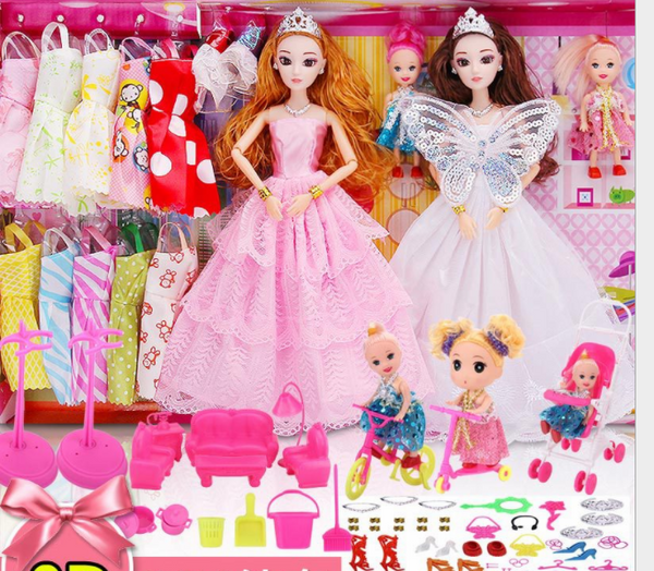 Đồ Chơi Trẻ Em Bộ Búp Bê Barbie Công Chúa Đồ Chơi Bé Gái Thay Áo Cưới Với  Hộp Quà Tặng -Al – Megaplaza.Com.Vn