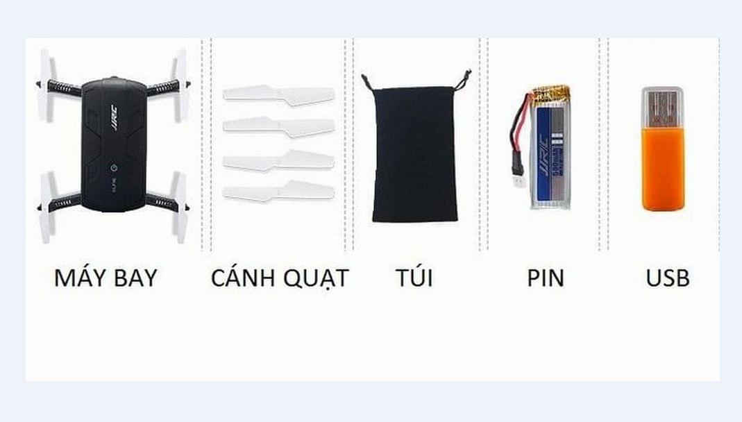 Máy bay 4 cánh +Wifi camera Flycam JJRC H37 -AL