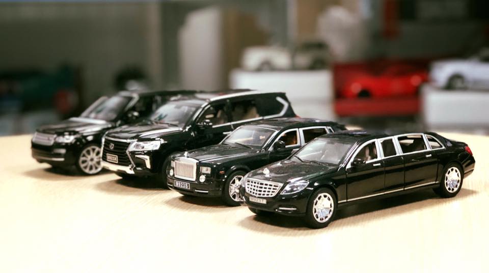 Mô hình xe Mercedes - Thú chơi xe sang thu nhỏ mini mô hình xe Mercedes