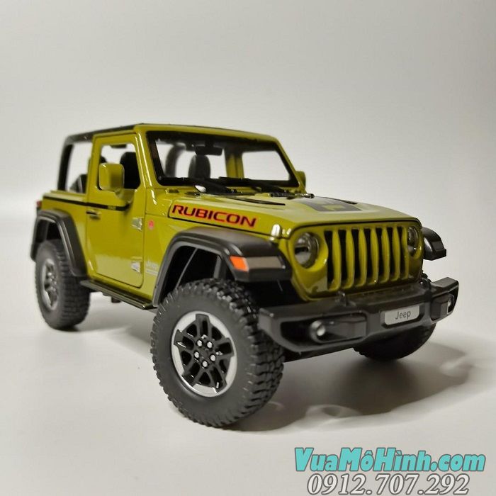 Mô hình xe Jeep Wrangler Rubicon 2 hãng Miniauto cửa tỉ lệ 1:20 