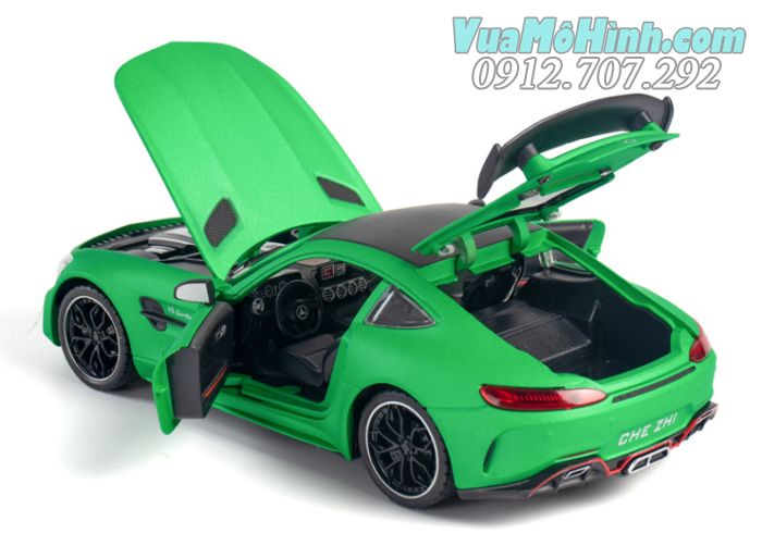 Mô hình tĩnh xe ô tô oto Mercedes AMG GTR tỉ lệ 1:24 hãng chezhi