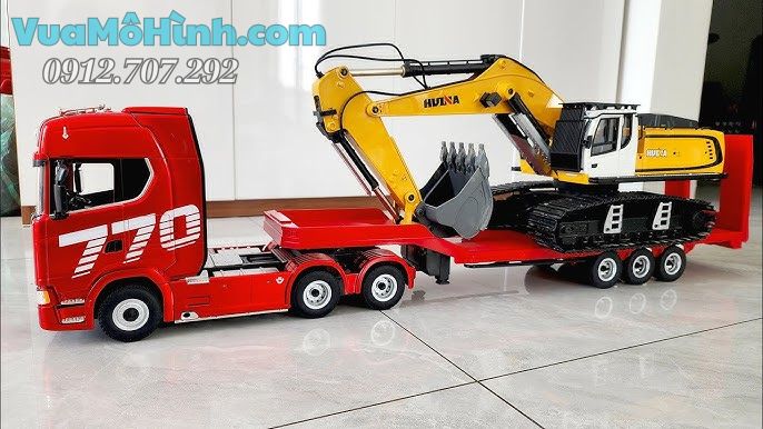 Xe tải đầu kéo điều khiển từ xa Huina 1501 + 1502 