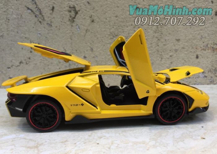 Mô hình tĩnh xe ô tô o to Lamborghini LP770 tỉ lệ 1:24