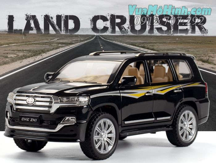 Mô hình tĩnh xe ô tô Toyota Land Cruiser PRADO tỉ lệ 1:24 