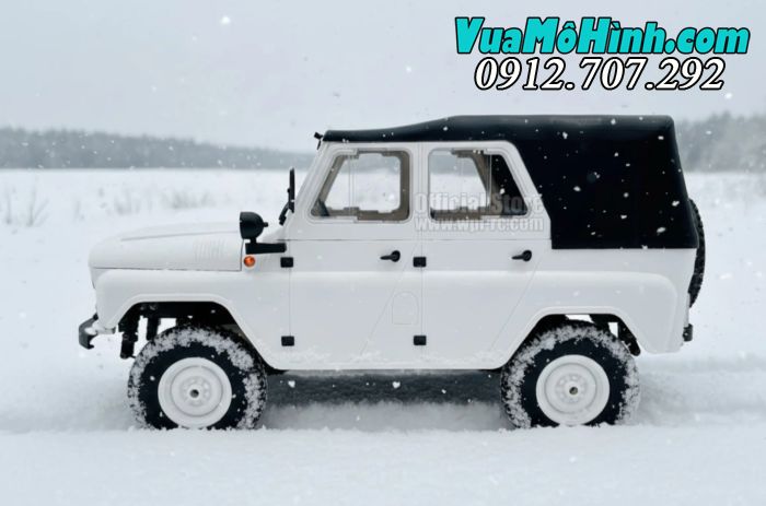 Xe ô tô điều khiển từ xa WPL C94 RTR - Xe UAZ 469 huyền thoại tỷ lệ 1:12