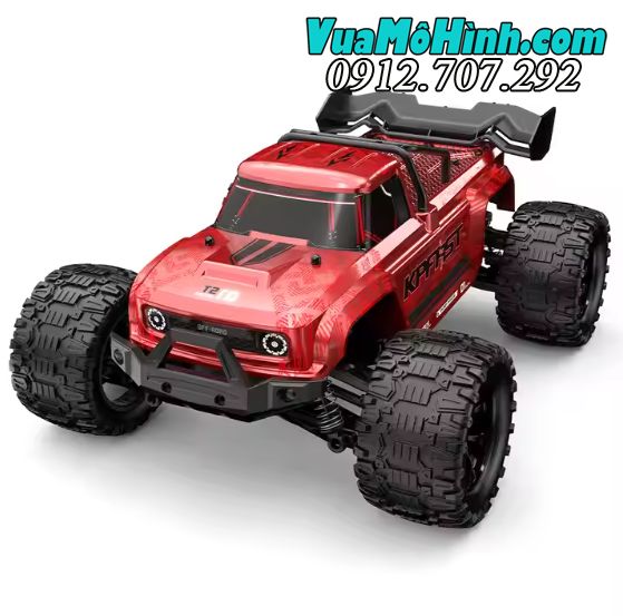 KPFAST - Xe Monster Truck bản PRO 75km/h, động cơ Brushless, pin 3S bánh răng full kim loại, 4WD, 2.4Ghz