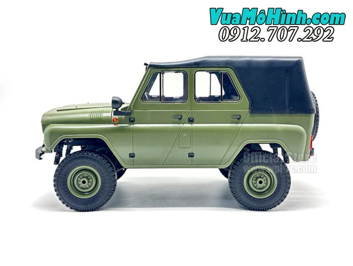 Xe ô tô điều khiển từ xa WPL C94 RTR - Xe UAZ 469 huyền thoại tỷ lệ 1:12