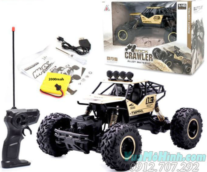 Xe ô tô địa hình điều khiển từ xa Rock Crawler Tỷ Lệ 1:16 