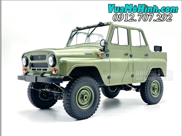 Xe ô tô điều khiển từ xa WPL C94 RTR - Xe UAZ 469 huyền thoại tỷ lệ 1:12