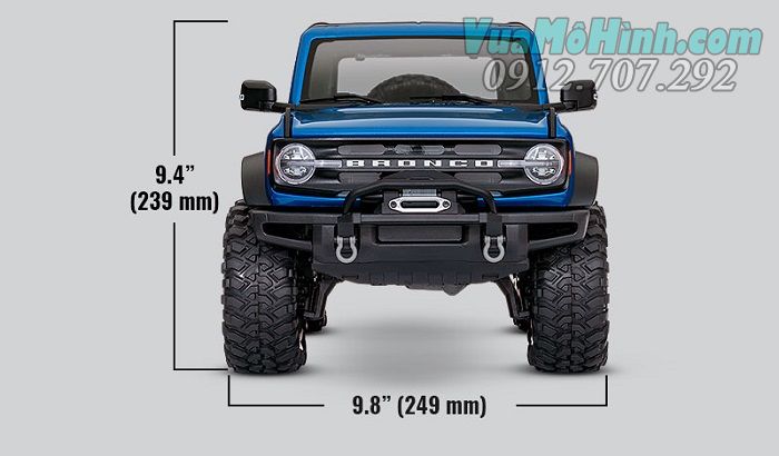 Traxxas TRX4 Ford Bronco - Xe ô tô địa hình điều khiển từ xa tỉ lệ 1/10