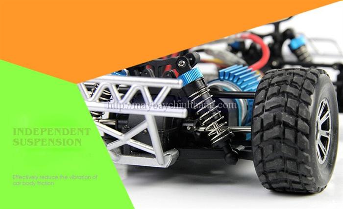 đồ chơi mô hình xe hơi WLtoys A969 xe ô tô đua địa hình off road điều khiển từ xa 2 cầu chính hãng tốc độ cao