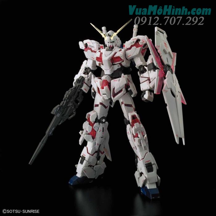 mô hình đồ chơi robot biến hình người máy lắp ghép Gundam RG Unicorn 1/144 RX78 , rô bốt siêu nhân lắp ráp bandai