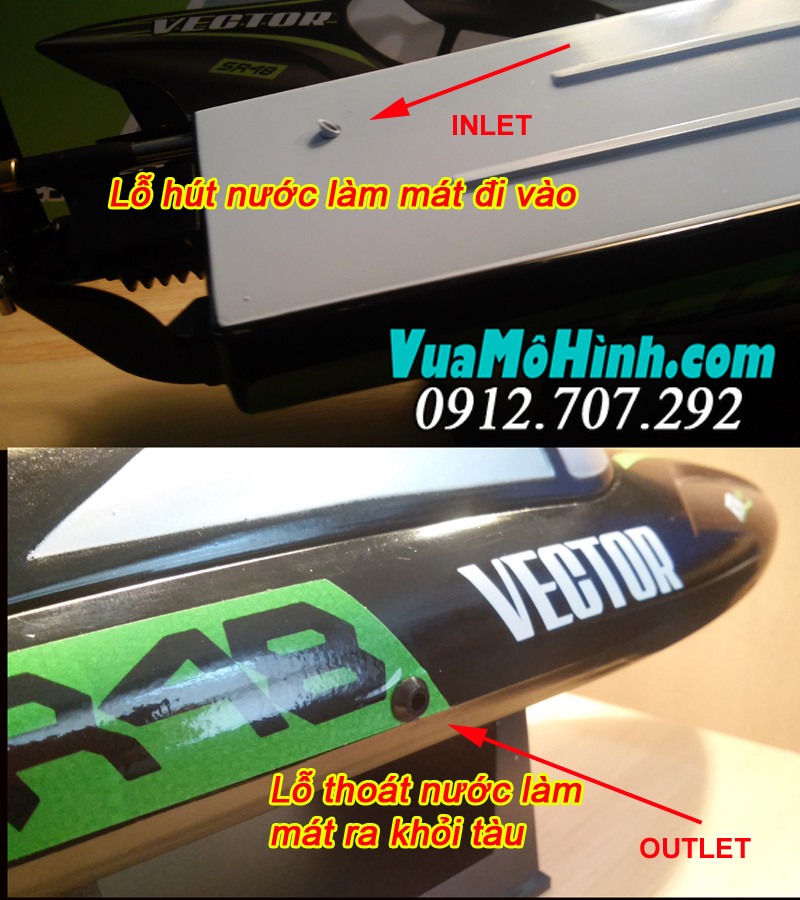 vector sr48 mô hình cano tàu thủy thuyền điều khiển từ xa chính hãng giá rẻ