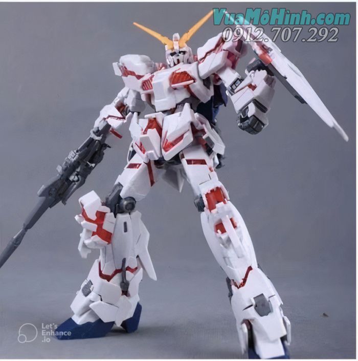 mô hình đồ chơi robot biến hình người máy lắp ghép Gundam RG Unicorn 1/144 RX78 , rô bốt siêu nhân lắp ráp bandai