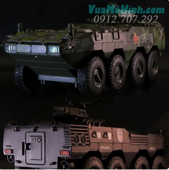 mô hình tĩnh diecast đồ chơi xe ô tô chiến đấu bọc thép quân đội type 08 tỷ lệ 1:32 , xe oto quân sự bằng hợp kim
