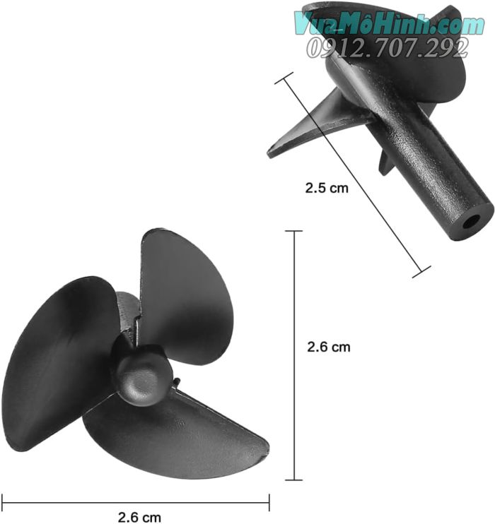 chân vịt cano tàu thuyền thả thính mồi câu cá điều khiển từ xa